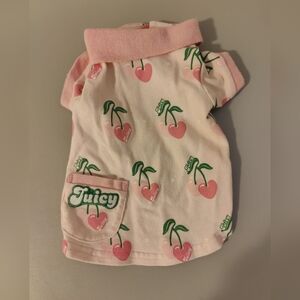 Vintage Juicy Couture Pet Pink Polo Shirt